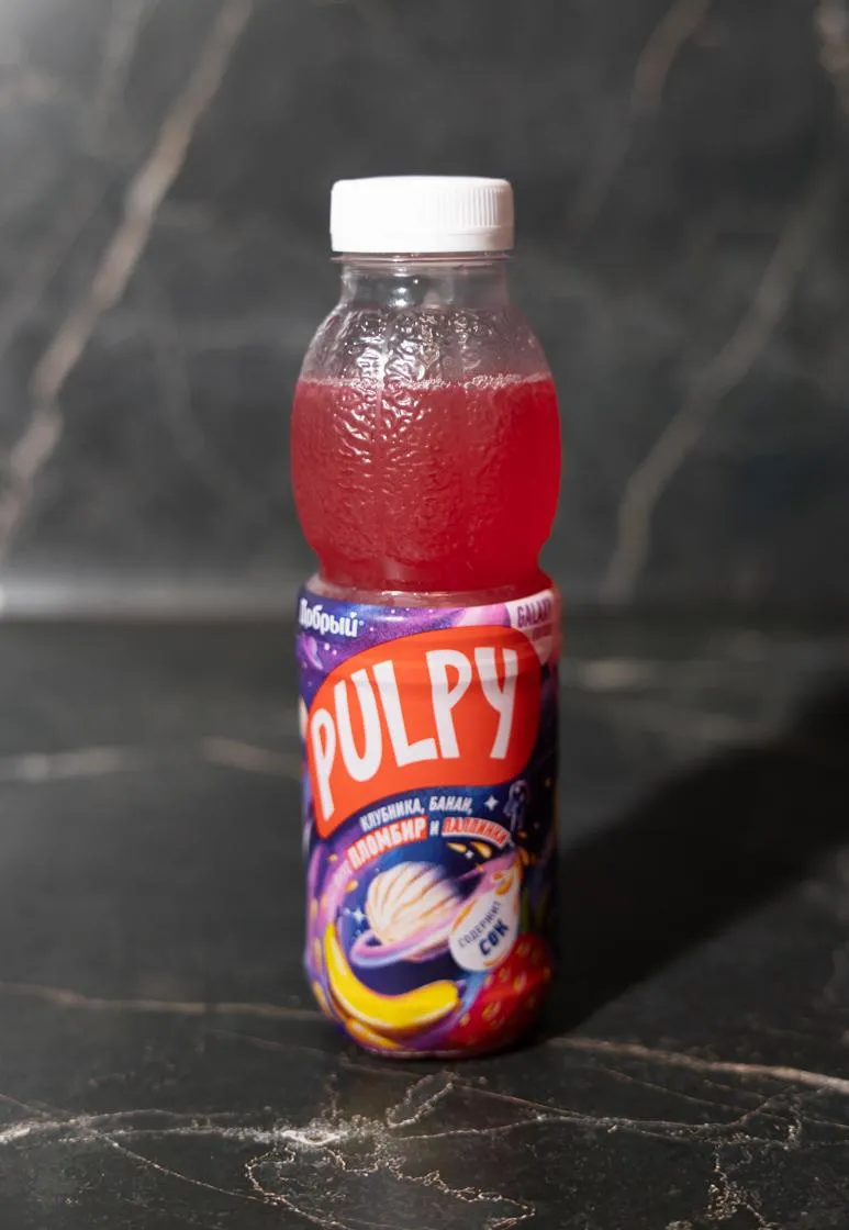 Добрый Pulpy Клубника-Банан-Пломбир